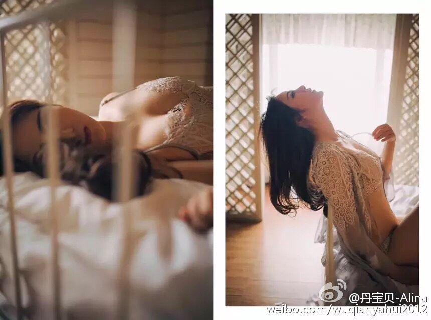 性感内衣美女丹宝贝Alina私房大秀骨感身材