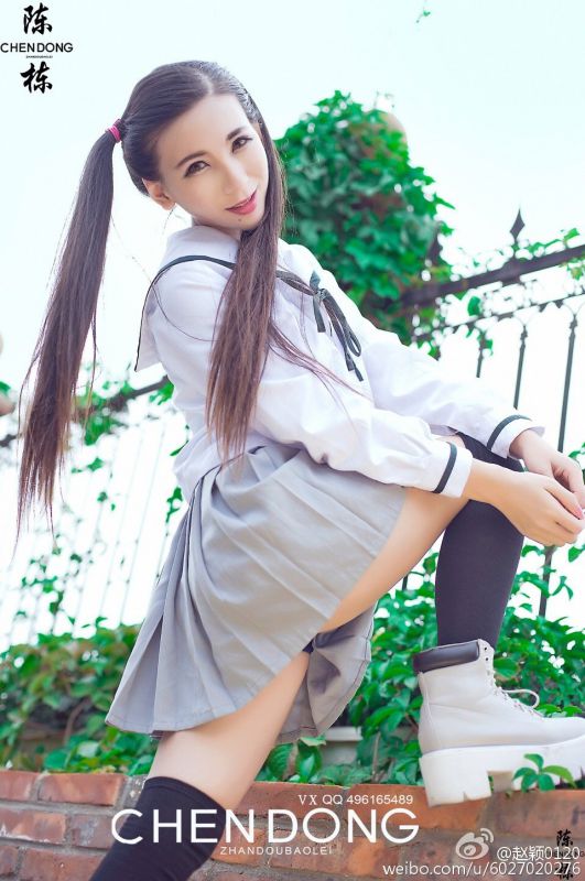 90后美女模特赵颖小清新写真图片