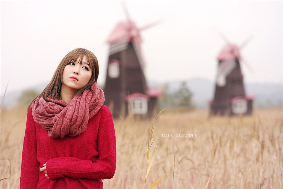 韩国清纯女生李恩慧户外迷人写真