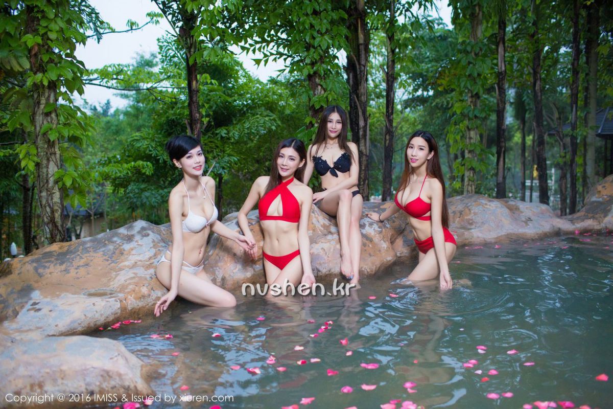 爱蜜社高清美女模特们温泉小镇摄影写真