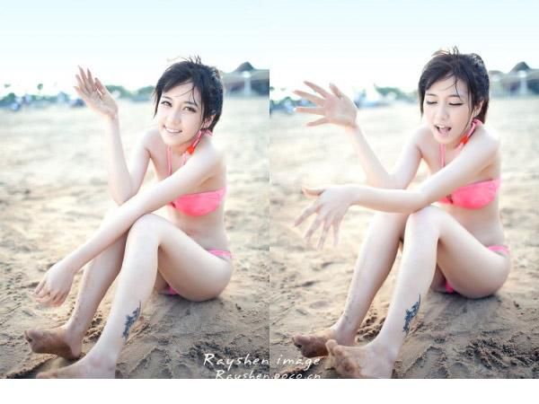 海边比基尼美女性感写真