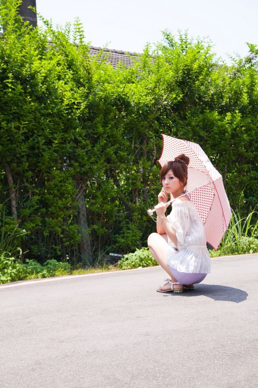 台湾可爱女生果子MM户外唯美写真集